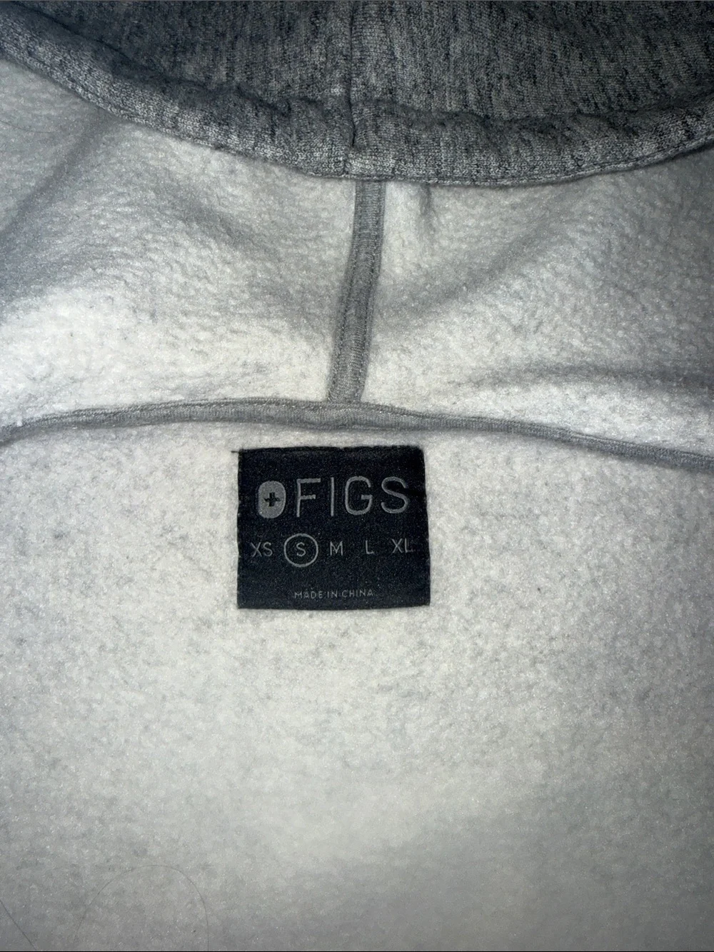Women’s FIGS zip up hoodie small - Picture 3 of 3